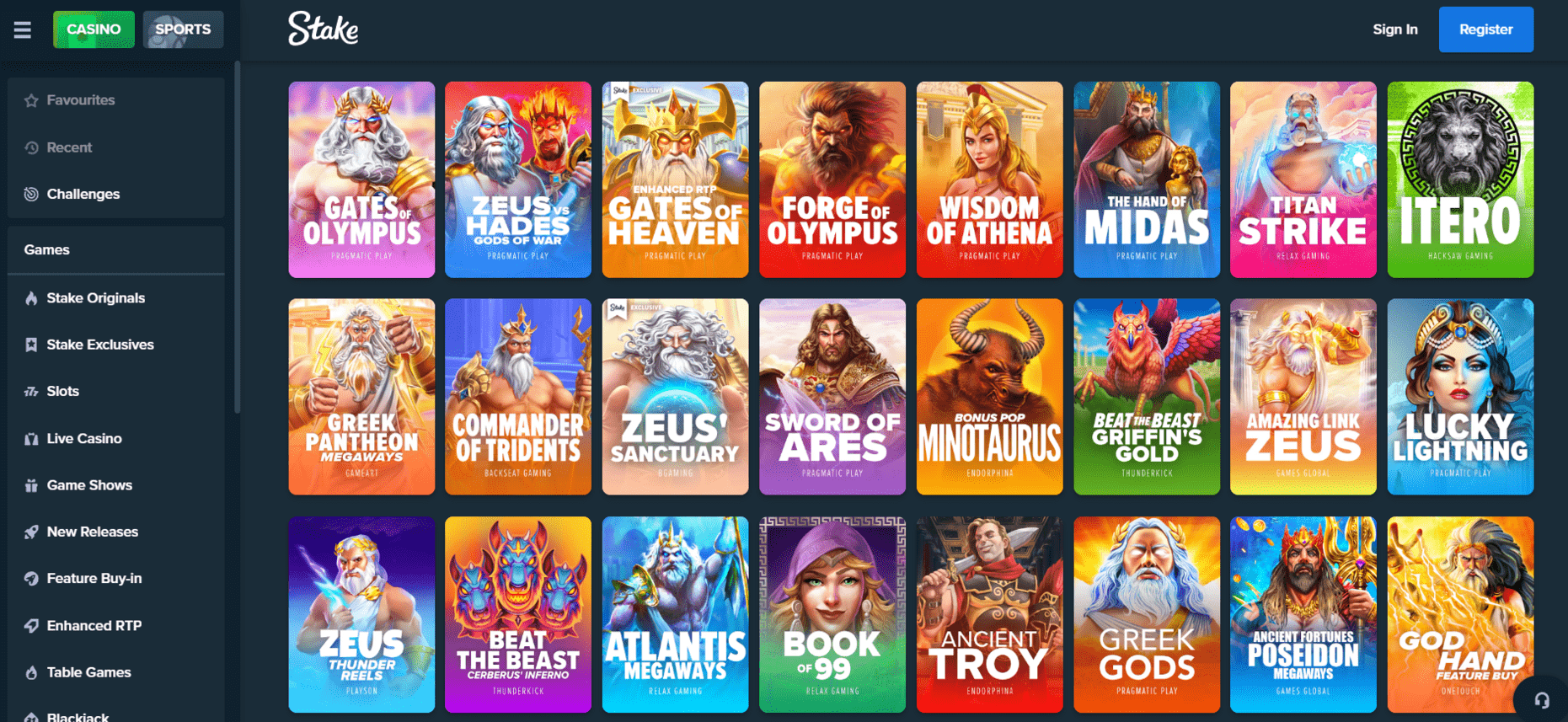 Προεπισκόπηση του Stake Casino/#1 Προεπισκόπηση του Stake Casino/#1