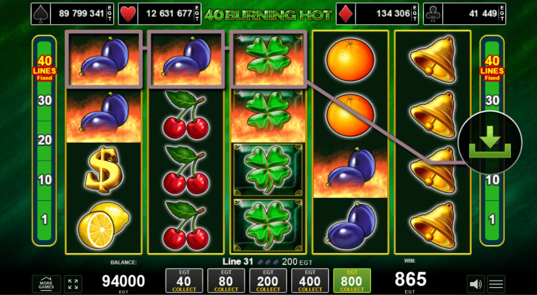 Προεπισκόπηση του 40 Burning Hot Slot/ #2 Προεπισκόπηση του 40 Burning Hot Slot/ #2