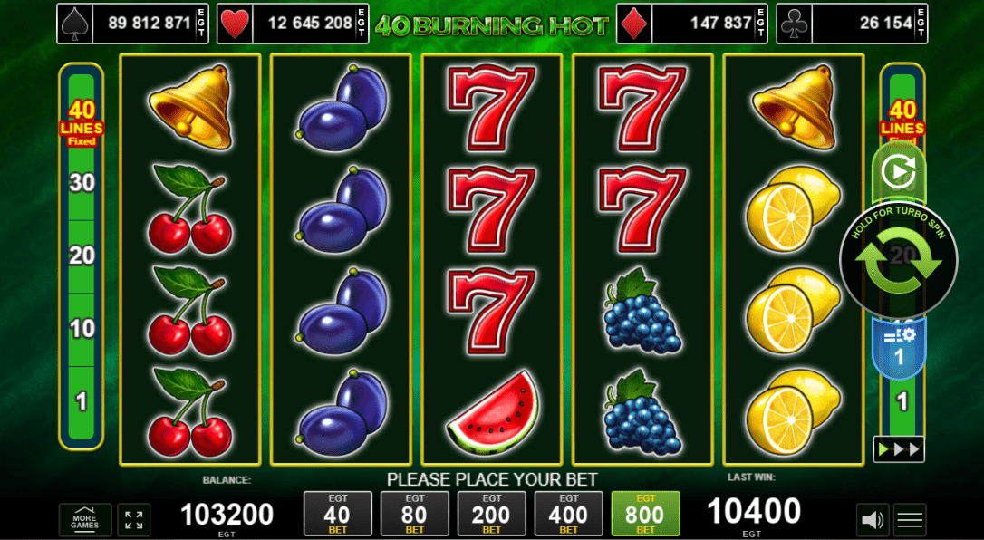 Προεπισκόπηση του 40 Burning Hot Slot/ #4 Προεπισκόπηση του 40 Burning Hot Slot/ #4