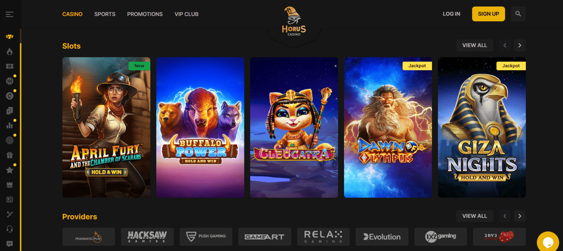 Προεπισκόπηση του Horus Casino/#1