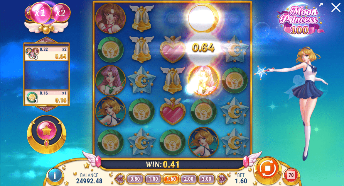 Προεπισκόπηση του Moon Princess 100 Slot/#1