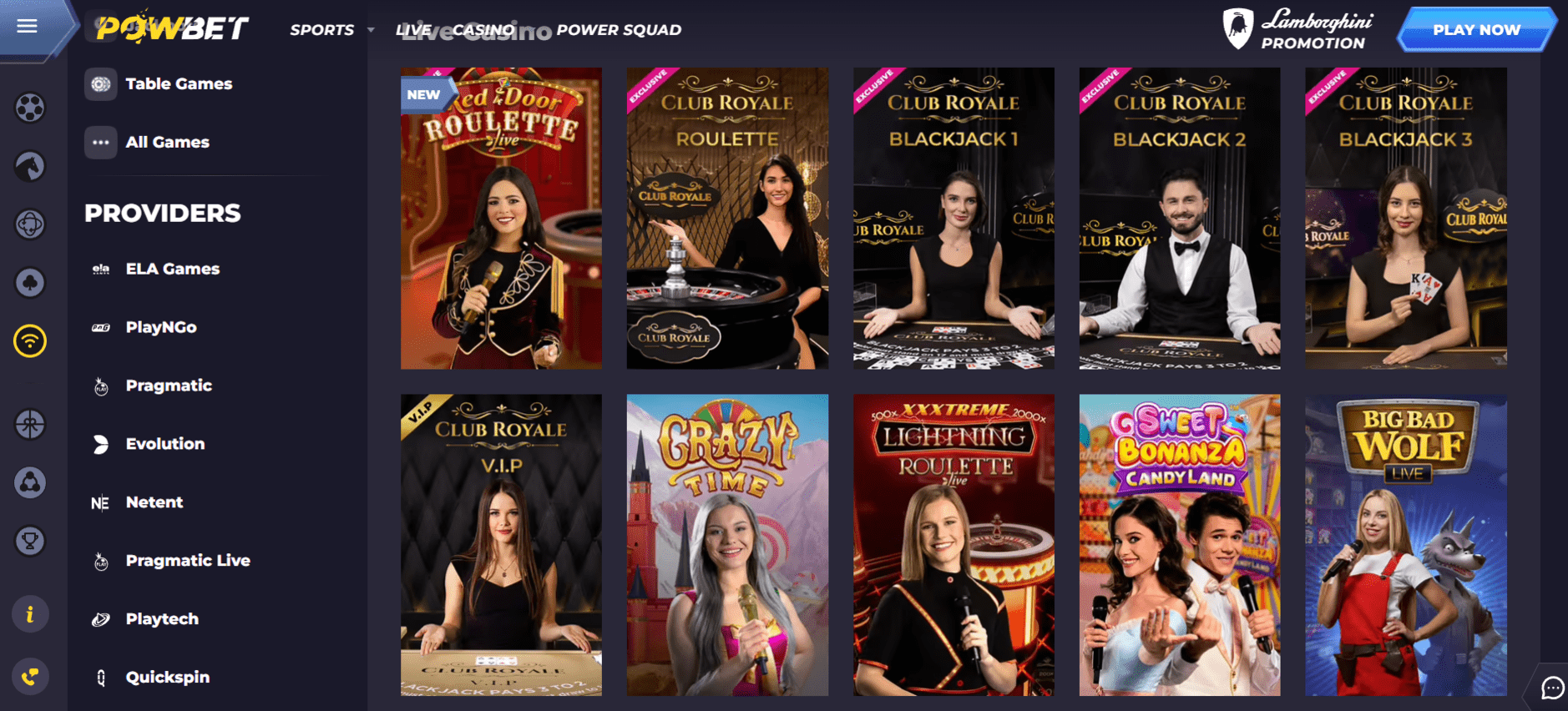 Προεπισκόπηση του PowBet Casino/#2