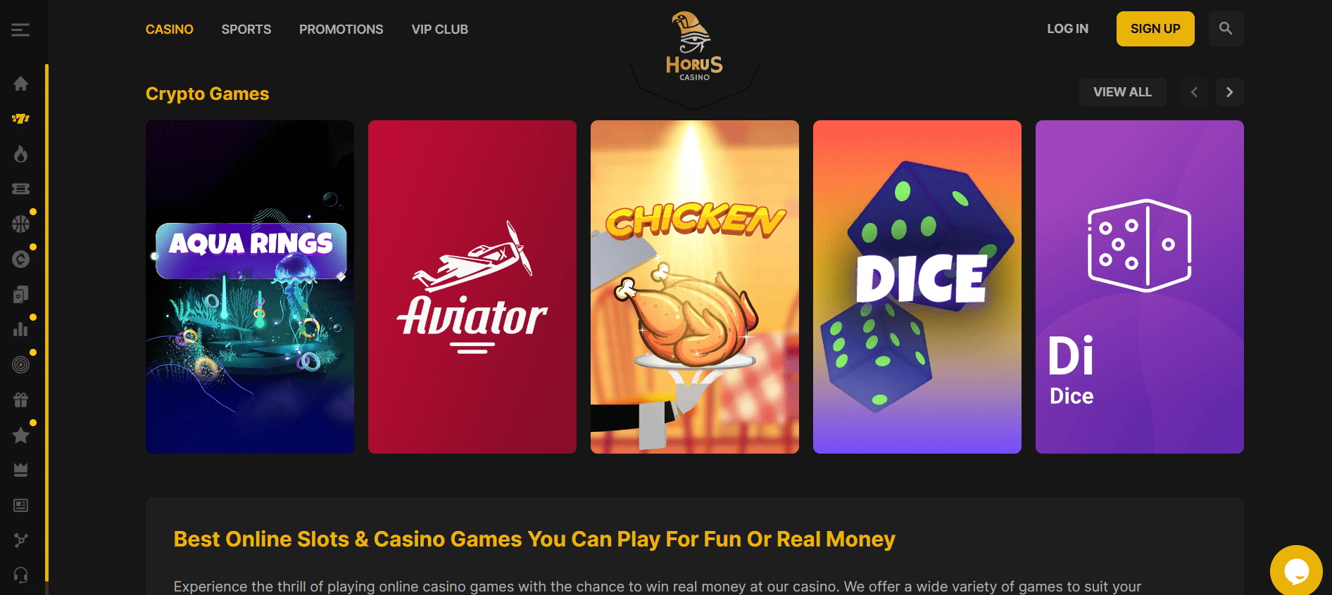 Προεπισκόπηση του Horus Casino/#3
