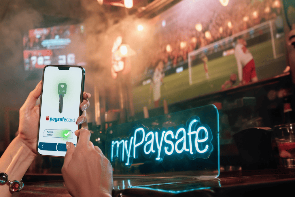 Προώθηση της υπηρεσίας myPaysafe σε περιβάλλον sports bar για γρήγορες και ασφαλείς πληρωμές